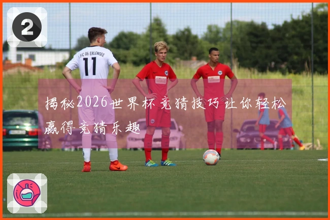 揭秘2026世界杯竞猜技巧让你轻松赢得竞猜乐趣