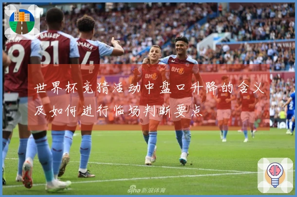 世界杯竞猜活动中盘口升降的含义及如何进行临场判断要点