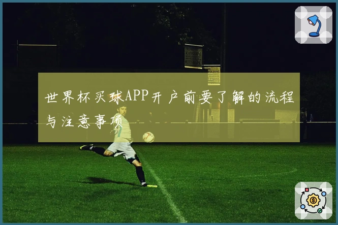 世界杯买球APP开户前要了解的流程与注意事项