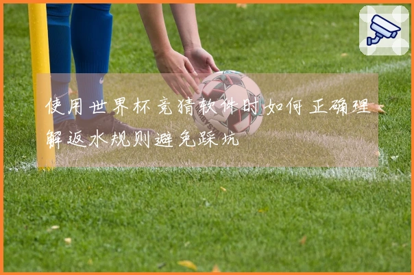 使用世界杯竞猜软件时如何正确理解返水规则避免踩坑